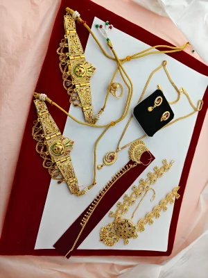 Bhujband, nath, Rakhdi set, pendant with chain